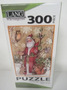 New Lang 300 Piece Woodland Santa Jigsaw Puzzle 5040105 Sealed Ships Free  - Picture 1 of 3