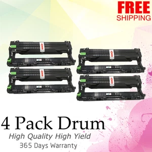 4 PACK DR221 Black for Brother MFC-9130CW MFC-9340CDW DCP-9020CDN HL-3140CW - Picture 1 of 4