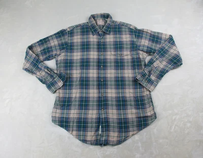VINTAGE Gitman Bros Louries' Shirt Mens Large Blue Button Up Button Up Cowboy* - Image 1 of 4