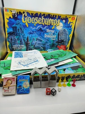 Goosebumps Terror in the Graveyard Incomplete Board Game 1995 Parker Brothers  - Image 1 of 4
