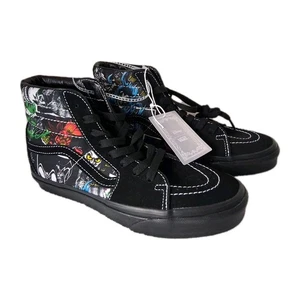 Vans X Disney 100th Villains Sk8-Hi Men’s Size 6.0 Womens 7.5 Black Sneakers - Picture 1 of 8