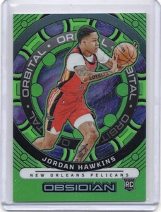 2023-24 Panini Obsidian JORDAN HAWKINS Orbital Electric Etch Green RC /25 - Bild 1 von 2