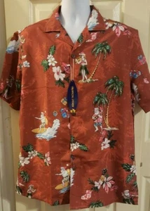 Camicia uomo estiva Babbo Natale Tropical Storm Hawaian taglia L - Foto 1 di 2