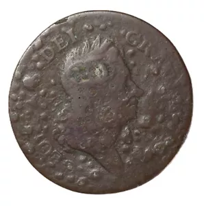 Centavo de cobre colonial de Estados Unidos Rosa Americana 1722 - Imagen 1 de 2