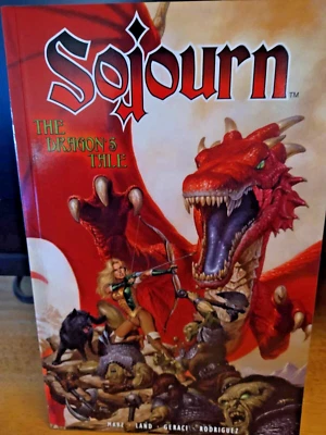 Libros de bolsillo de Sojourn The Dragon's Tale Trade novela gráfica Crossgen Comics Foto 1 de 3
