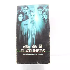 Flatliners (1990) VHS - Kiefer Sutherland, Julia Roberts, Kevin Bacon - Horror - Picture 1 of 4
