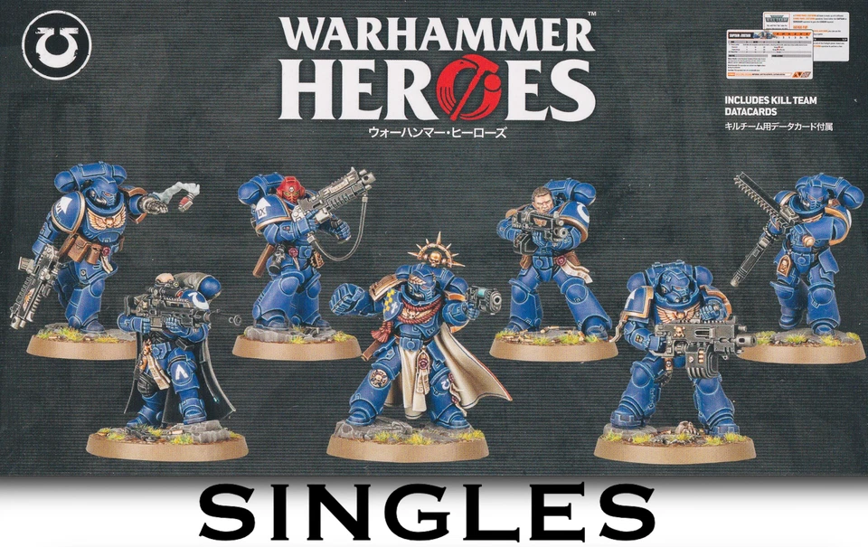 Warhammer 40K Kill Team PRIMARIS SPACEMARINE HERO биты для одной фигурки - Изображение 1 из 1