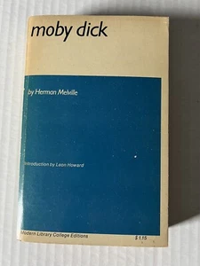 Moby Dick by Herman Melville, Paperback 1952 Modern Library College Edition - Picture 1 of 6