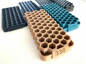 Bullet Reloading Tray. Case Holder. Reloading Block. Reloading Station 50Rounds - Picture 1 of 3