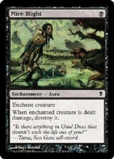 MIRE BLIGHT X4 4 4X Zendikar MTG Magic the Gathering Cards DJMagic