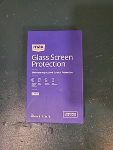 Zagg 2 Pack iPhone glass screen protector Fits 6/6s/7/8 - Picture 1 of 3