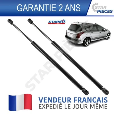 2 VERIN COFFRE HAYON ARRIERE GAUCHE + DROIT PEUGEOT 308 1 SW 07-14 9683421980 - Photo 1/4