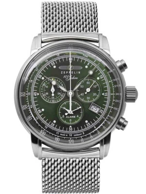 Zeppelin 8680M-4 Alarm Chronograph 100 Jahre Herrenuhr 43mm 5ATM - Bild 1 von 2