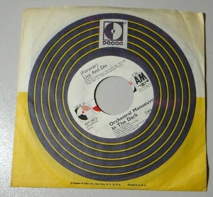 Orchestral Manoeuvres in the Dark OMD - This Town A&M Virgin 2872 1986 45 rpm VG - Picture 1 of 4