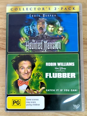 Collector's 2 Pack The Haunted Mansiion / Flubber DVD VGC Region 4 - Image 1 of 4