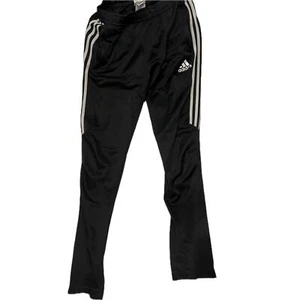 Adidas Black Zip Ankle Track Pants Boys XL (15-16YR) - Picture 1 of 3