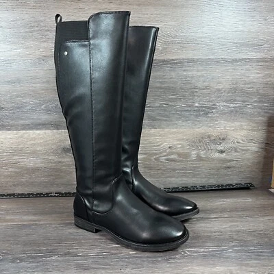 Call It Spring Knee High Boots Women's Size 6.5 Black Zip Up - Image 1 of 4