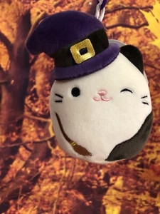 Llavero de 3,5"" con cámara de malvavisco blando el gato brujo ¡Halloween! ¡Nuevo + regalos gratis! - Imagen 1 de 11