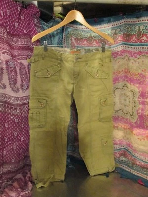 converse caqui cercanías bragas / capris / cultivos / pulsadores de pedales talla M Foto 1 de 4