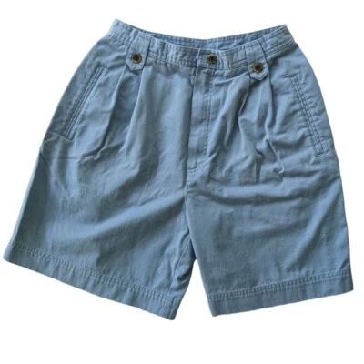 Shorts femininos Crazy Horse bolsos azuis tamanho 6 - Imagem 1 de 4