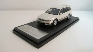 1:43 HI-STORY 1998 MITSUBISHI GALANT LEGNUM SUPER VR-4 RHD WHITE RESIN CARS - Picture 1 of 7