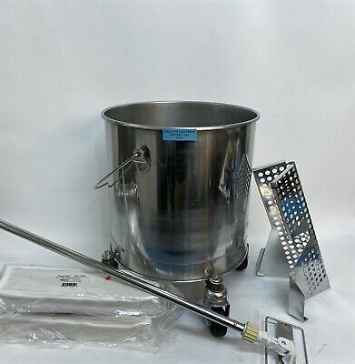 Micronova Stainless Steel Cleanroom Bucket, Mop Handle, Foam Head Lot (8321)I • 855$