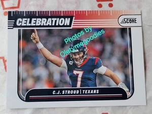2024 C.J. Stroud No. C-CSD Celebration Rookie of the Year Score Gold Foil Card - Picture 1 of 9