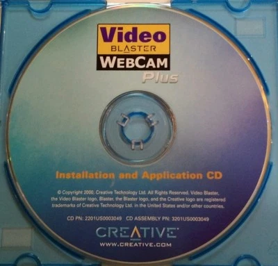 Windows 95 98 Creative Video Blaster Webcam Plus VTG 2000 RARE CD Retro Tech! - Image 1 of 4