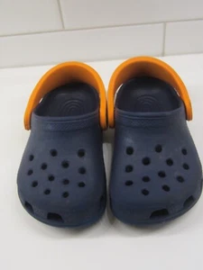 Crocs Syracuse University SU Shoes Blue & Orange Toddler little kids size 6-7 - Picture 1 of 7