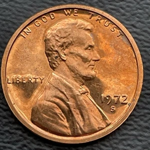 1972 S Lincoln Penny Doubled Die Obverse FS-101- Strong DDO Motto,Liberty-Proof - Picture 1 of 6