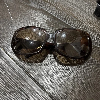 Fendi Habana Oscura Marrón y Dorado FS 342R De Colección Nuevo Hecho en Italia Foto 1 de 4