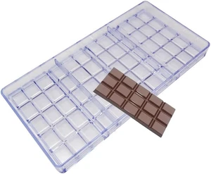 Chocolate Bar Making Mold | Polycarbonate | Hard Mold for Making Chocolate Bars  - Picture 1 of 12