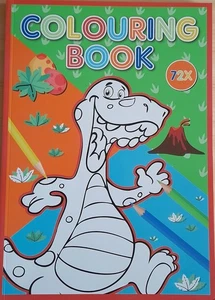 Colouring Book Malbuch 72 Bilder Thema Dinosaurier Dino - Bild 1 von 5
