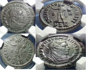🔥 AD 307-337 Roman Empire Constantine I BI Reduced Nummus (London Mint) NGC XF - Bild 1 von 16