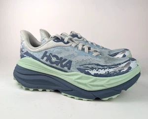 Hoka One One Womens Stinson 7 Green Running Shoes Sneakers Sz 7 B - Picture 1 of 10