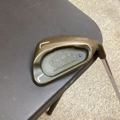 Ping Zing 2 Beryllium BeCu L Wedge Blue Dot RH Ping JZ Stiff Flex Shaft 35" - Image 1 of 4