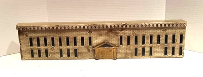 VTG CERAMIC ITALIAN BUIDING FACADE 24K GOLD ,MINIATURE DETAILS MODEL,22" DHM - Image 1 of 4