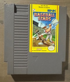 Baseball Stars Snk NES Nintendo Entertainment System 1989 Tested! Cartridge Only