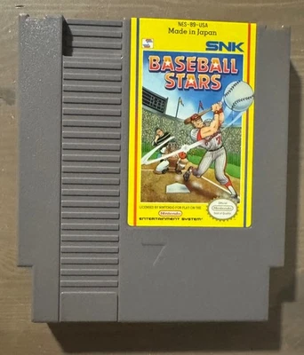 Baseball Stars NES Game Nintendo Entertainment System 1989 Tested! SNK - Image 1 of 4