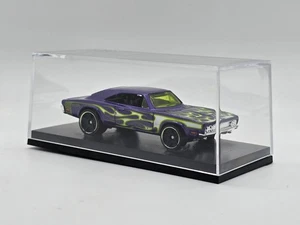 2017 Hot Wheels HW Flames Series Purple 1969 Dodge Charger 500 1:64 scale - Picture 1 of 7