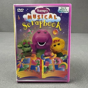 Barney's Musical Scrapbook DVD 50 Minutes of Sing Along 14 Songs Baby Bop BJ - Imagen 1 de 5