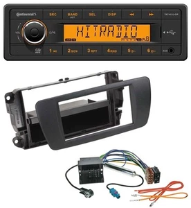 Continental 1DIN USB AUX MP3 Autoradio für Seat Ibiza 6J ab 08 nitschwarz AN1 - Bild 1 von 5