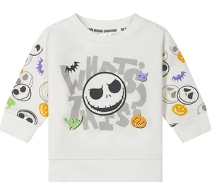 FELPA NIGHTMARE BEFORE CHRISTMAS JACK SKELLINGTON BAMBINO/NEONATO...12M - Foto 1 di 4