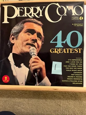 PERRY COMO 40 Greatest 1975 UK DOUBLE VINYL LP ~ Magic Moments best of hits sing - Image 1 of 4
