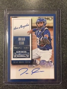 2015 Panini Contenders Prospect Ticket Autograph Julian Leon - Bild 1 von 2