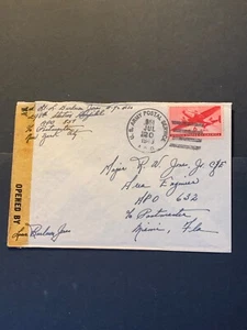 Stamps, US APO Cover 1, APO 851 to APO 632, July 1943, See Condition and Picture - Picture 1 of 3