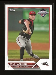 2023 Topps Pro Debut Kyle Harrison Base Card Richmond Flying Squirrels (#PD-178) - Picture 1 of 2