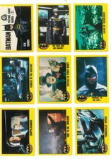 Batman: Series 2 (1989 movie) complete set of 154 trading cards by O-Pee-Chee