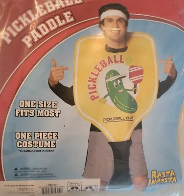 Disfraz de Halloween Rasta Imposta Pickleball Paddle para hombre talla única Foto 1 de 4