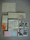 1939 - 1950's 3 Autograph Books Paintings/Drawings/Photos Etc + P&O Signed Card